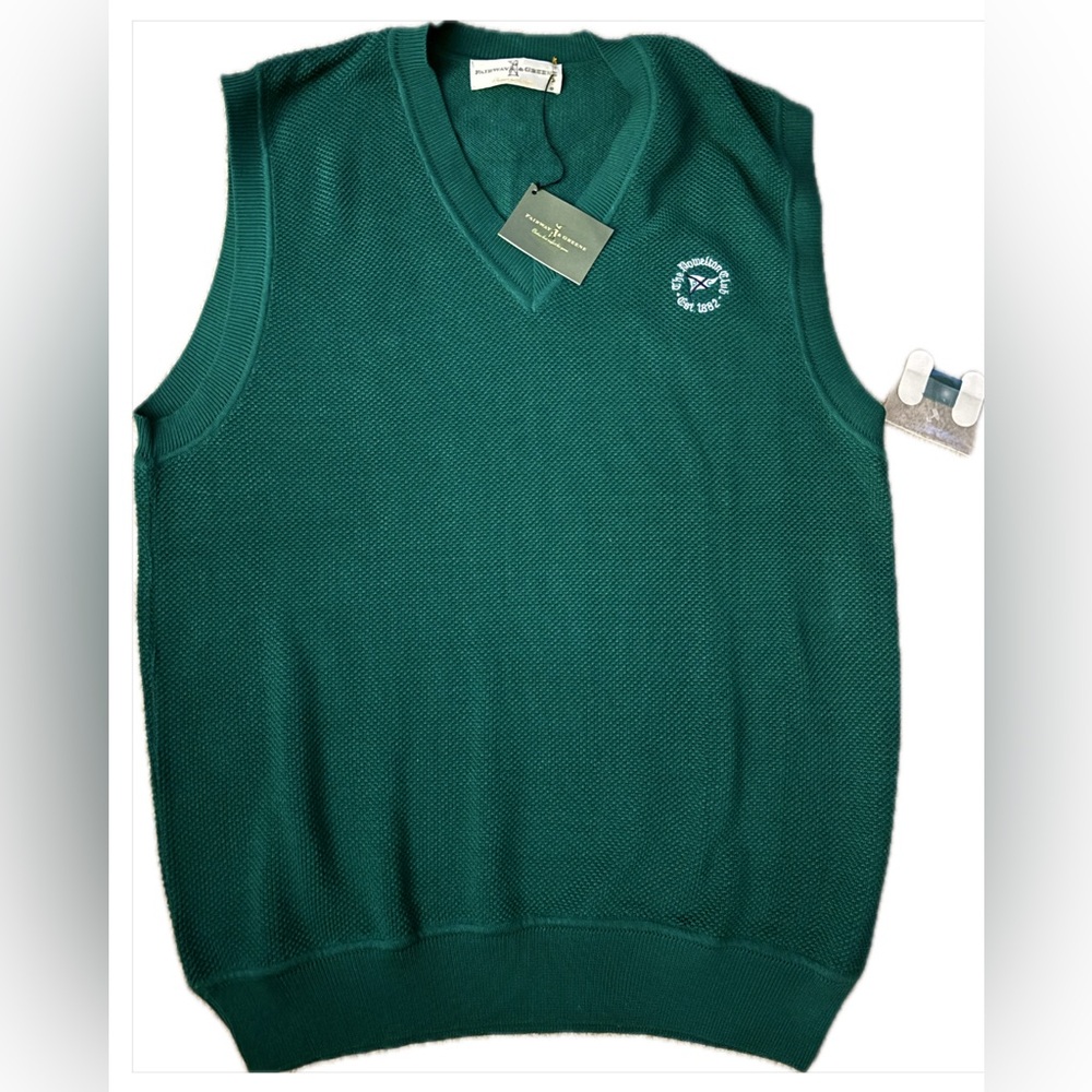 Fairway & Greene Golf Men’s Size Large Vest in the Color Green Jade (NWT)